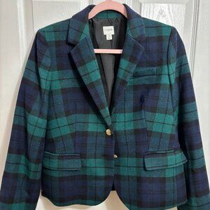JCrew Plaid Schoolboy Blazer sz 12P